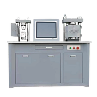 Máquina de Ensayo Integrada de Flexión y Compresión de Mortero de Cemento Zhongjiaojianyi DYE-300S, Probador de Presión Servocontrolado por Microcomputadora