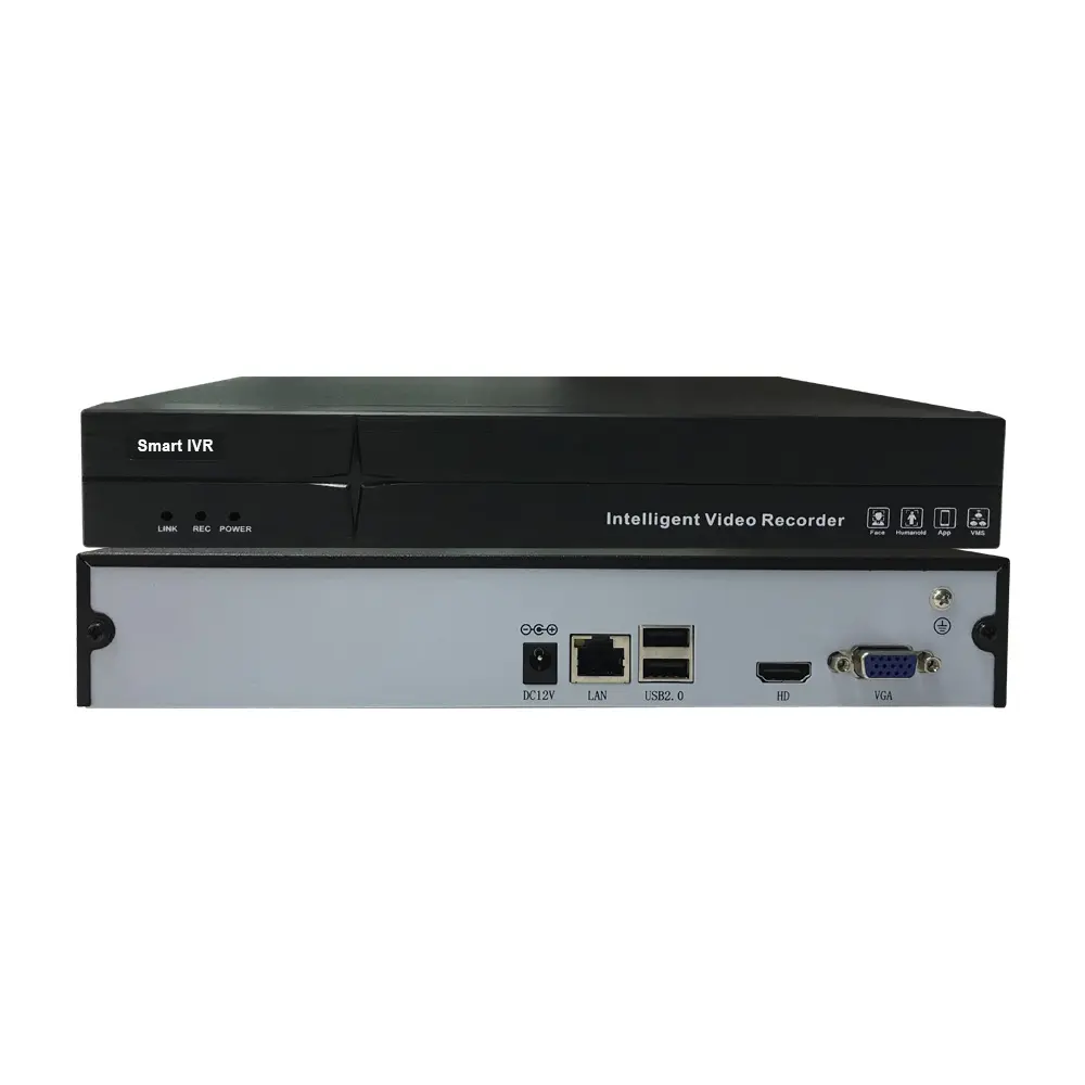 Wirtschaft lichste 16-CH-Netzwerk-Videoaufzeichnung AI 4K HD-Kamera 4K 8MP 8 9 16-Kanal-NVR-System