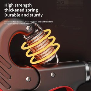 Poignée de musculation numérique réglable en acier au carbone 5-100 kg, entraîneur de force de préhension, outil d'exercice pour les avant-bras, couleur personnalisée, unisexe, fitness - Product Image 5