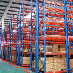 High-Bay Heavy-Duty Beam-Type Cold-Rolled Steel Adjustable Mobile Thickened <strong>Narrow</strong> Aisle Warehouse <strong>Shelving</strong> for Inventory - Product Image 2