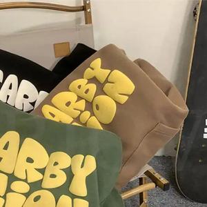 كنزة بغطاء رأس مطبوعة ثلاثية الأبعاد من القطن عالي الجودة كبير الحجم مخصص مصنعي هوديي - Product Image 4