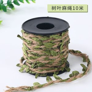 Material DIY Hecho a Mano, Creativo, Simulación de Flor de Seda, Colgante de Enredadera, Cuerda de Cáñamo de Colores, Decoración Novedosa para el Hogar - Product Image 4