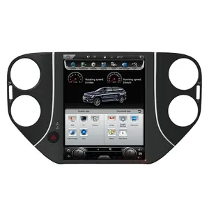 KiriNavi dikey ekran Tesla tarzı android 10.0 10.4 "vw tiguan için araba gps navigasyon 6 araç dvd oynatıcı 4G radyo