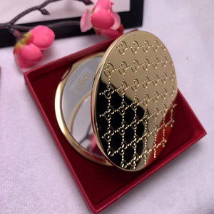 <strong>Mirror</strong> <strong>Compact</strong> Mini Round Gold Luxury Metal Foldable Modern Portable <strong>Custom</strong> Cosmetic <strong>Mirror</strong> - Product Image 3