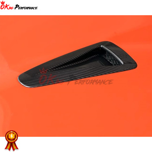 Prêt à être expédié : Prises d'air de capot en fibre de carbone pour Nissan GTR R35, conduits d'air pour capot moteur R35 - Product Image 5