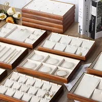 Foshan HLB ODM en bois bijoux organisateur présentoir bijoux organisateur bijoux présentoir plateaux