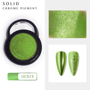 ผงโครเมี่ยมสำหรับทำเล็บ 0.5 กรัม สีเงาแบบกระจก เปลี่ยนสีได้ แห้งเร็ว ผงวิเศษสำหรับตกแต่งเล็บ - Product Image 5