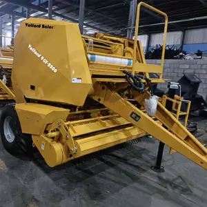 high quality tractor mounted on big round straw baler for sale