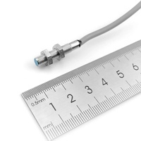 Interruptor de Proximidad Magnético SZFAST M5-M12 con Montaje de Rosca, Carcasa Metálica, Tamaños de 5-12 mm, Cable Incluido