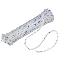 Corde d'amarrage marine en nylon tressé double durable de 10 m et 7,5 mm de diamètre, couleur personnalisée, pour accessoires de yacht et usage en marina