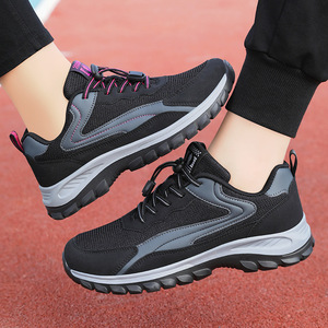 2025 New Women's Casual Lightweight Breathable Sneakers Non-slip Cushion Sole <b>Soft</b> Summer Autumn Walking <b>Shoes</b>-Wholesale - Product Image 1