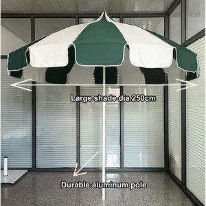 Ombrellone da Esterno di Lusso Moderno per Hotel, Cortile, Giardino, Piscina, Resort, con Palo in Alluminio e Tessuto in Poliestere - Product Image 3