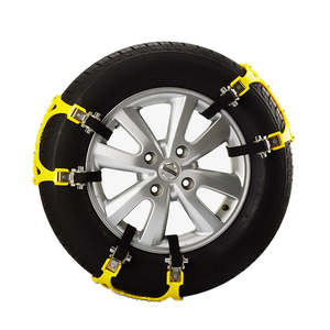 Chaîne à neige pour pneus d'hiver, chaîne en acier au manganèse épaisse pour <span class=keywords><strong>voiture</strong></span>/SUV/camion, portable, <span class=keywords><strong>facile</strong></span> à installer, outil <span class=keywords><strong>de</strong></span> traction d'urgence - Product Image 1