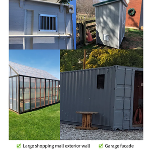 <span class=keywords><strong>Grille</strong></span> de ventilation fixe en aluminium Lakeso pour clôture et cheminée, en vente - Product Image 5