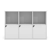 Mobilier de bureau Rangement de fichiers Bureau en bois moderne Fond de bureau Bibliothèque avec étagère