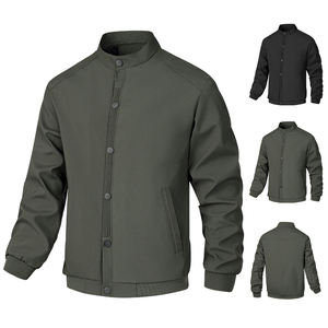 Chaqueta cortavientos holgada para hombre, estilo casual de negocios, transpirable, cómoda, nueva, para primavera, para hombres de mediana edad y mayores. - Product Image 1