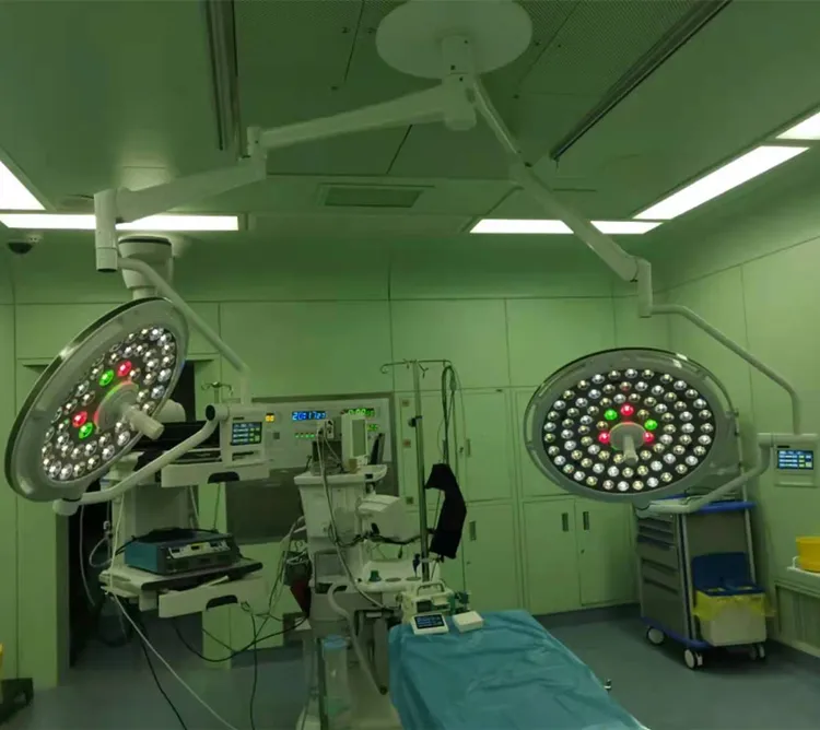 BT-LED700500c โรงพยาบาลเงา<span class=keywords><strong>ฟังก์ชั่นการชดเชย</strong></span>คู่หัวการดำเนินงานแสงโรงละครโคมไฟ Led เงาทางการแพทย์