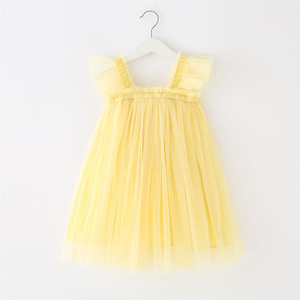 Robe de fille en Tulle à manches évasées pour enfant en bas âge, Logo personnalisé RTS - Product Image 6