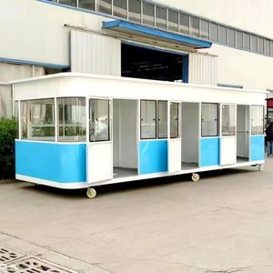 Caseta de Seguridad Móvil para Exteriores, Acero Q235, IP54, Montaje en Suelo, Sala de Patrullaje, Estación de Orientación de Tráfico, Quiosco de Servicio - Product Image 1