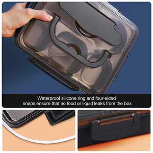 Wholesale Custom Food Grade Leakage-proof Metal Stainless Steel Bento Potluck <b>Lunch</b> <b>Box</b> - Product Image 5