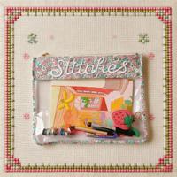 Pochette plate personnalisée sur mesure avec fermeture éclair pour couture, broderie, point de croix, pochette transparente en vinyle, pochette transparente en PVC pour travaux de couture