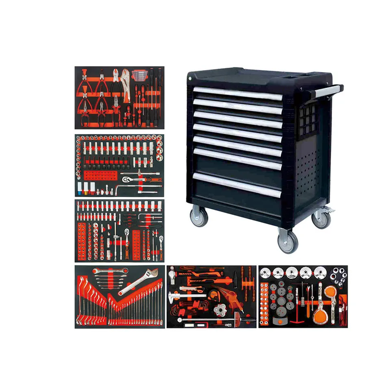 JZD Steel 7 Drawers Tool Cabinet
