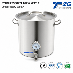 Olla de Cocción Comercial de Acero Inoxidable para Cervecerías Artesanales y Destilerías, 115L 179L 198L 225L, Certificación NSF CE - Product Image 2
