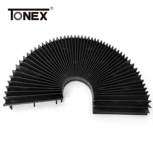 Tùy Chỉnh Cnc Bellows Bìa Bụi Bìa Cnc Tuyến Tính Hướng Dẫn Đường Sắt Accordion Bellow Bìa