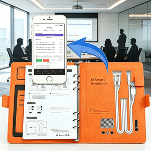 Bloc-notes électronique pour étudiants avec batterie externe 8000 mAh et chargement sans fil, logo personnalisé disponible - Product Image 1