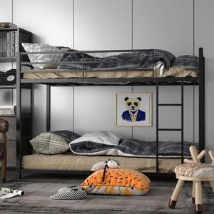 Bedroom Furniture Metal <b>Bed</b> Frame Twin Size <b>Bunk</b> <b>Bed</b> for Kids and Adults - Product Image 4