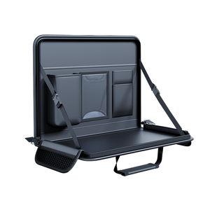2025 Luxuriöser Multifunktionaler Leder-Auto-Organizer Faltbare Rücksitz-Aufbewahrungstasche mit Hängefunktion und Esstisch - Product Image 1