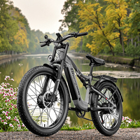 Vélo Électrique de Ville 2000W 48V avec Pneus Larges 26 Pouces, Entrepôt US/UE, Vente en Gros, Vélo Électrique Adulte Équipé