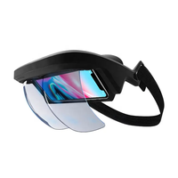 Lunettes AR les plus vendues, loupe de réalité augmentée 3D, nouvelle boîte de réalité virtuelle VR, compatibilité avec les smartphones pour une vidéo améliorée