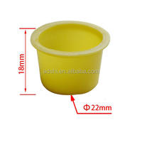 Fournitures de tatouage en plastique blanc porte-gobelets d'encre de tatouage Pots fournitures de Pigment