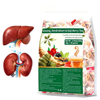 Tisane Détox aux Herbes Ginseng Dendrobium Goji Astragale Mûre Jujube Poria Yam Sachets de Thé 8g 20 Petits Sachets 160g Vente en Gros