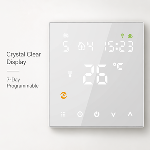 HYSEN 16A Smart Thermostat Modbus RS485 BACnet Digital <strong>Controller</strong> for Electric Floor <strong>Heating</strong> Water Boiler Tuya <strong>WiFi</strong> App Control - Product Image 2