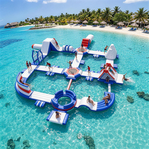 Parc aquatique gonflable Jooloog, aire de jeux aquatiques flottante, monde aquatique pour complexe hôtelier - Product Image 3
