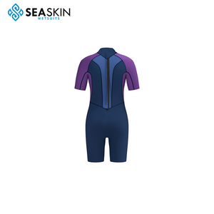 Seaskin 3/2 in Neoprene posteriore Zip Shorty muta subacquea per le <span class=keywords><strong>donne</strong></span> - Product Image 3