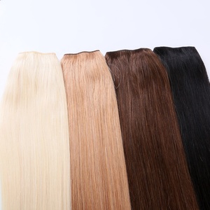 Highknight Venta caliente diadema <span class=keywords><strong>Invisible</strong></span> alambre Halo Extensiones de Cabello 100% Remy cabello humano Alambre de pescado extensión de alambre fino - Product Image 5