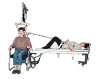 Lit de décompression de la colonne vertébrale réglable professionnel personnalisé en usine Table de traction cervicale Table de chute chiropratique électrique
