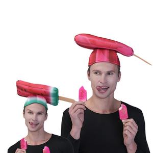 All'ingrosso nuovo uomo donna divertente divertente cappello di anguria cappelli di Halloween Performance sceniche maschera Costume per ruolo <span class=keywords><strong>Paly</strong></span> - Product Image 5