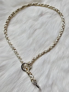 Collar de Perro Personalizado de Cuerda de Paracord Trenzada con Correa de Exhibición de Perro de Satén Trenzado de 48 Pulgadas a Juego - Product Image 5