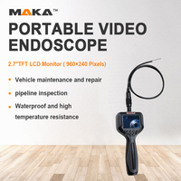 Caméra d'inspection de tuyaux, endoscope industriel, caméra étanche pour égouts et canalisations avec câble de 5,5 mm