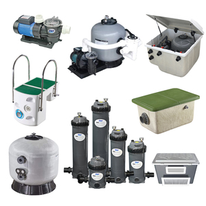 Ensemble complet d'équipements pour <span class=keywords><strong>piscine</strong></span> en fibre de verre Pikes : Chlorinateur, <span class=keywords><strong>filtre</strong></span>, pompe, chauffe-eau, accessoires - ABS/plastique durable - Product Image 5