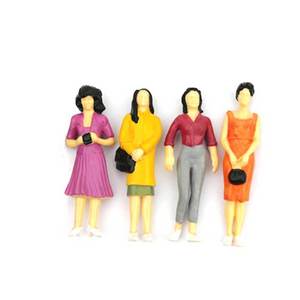 Figurines humaines miniatures colorées, figurines miniatures, décor de paysage miniature, petites figurines miniatures réalistes - Product Image 3