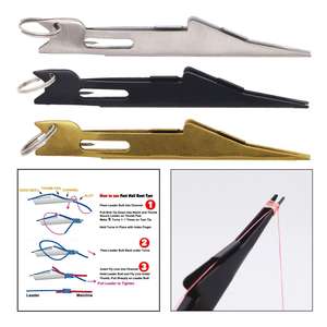 Outil de fixation de nœuds de clous en carbone argenté Tyer de ligne de pêche pour la pêche en lac Accessoires et matériel de pêche essentiels - Product Image 4