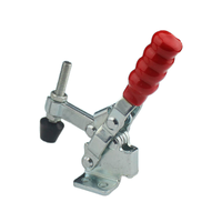 Serre-joint à bascule réglable en hauteur, en acier laminé à froid et en acier inoxydable avec placage de zinc, 80 °   Presse 60 °   Opération de manipulation