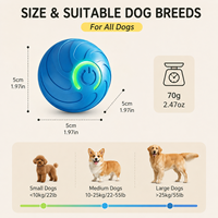 Pelota Inteligente para Perros 2026, Pelota Interactiva Automática que Salta y se Mueve, Juguete para Perros para Persecución Automática y Ejercicio en Interiores