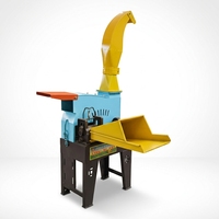 Broyeur et déchiqueteur de foin vertical haute pression 1,8T robuste pour la paille de riz et l'alimentation en ensilage