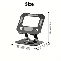 Support de tablette pliable réglable à 360 degrés, support de tablette creux rotatif, support de tablette PC réglable en hauteur